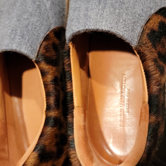 DRIES VAN NOTEN PONY HAIR SLIP-ON SHOES/SNEAKERS. - Picture 6 of 8